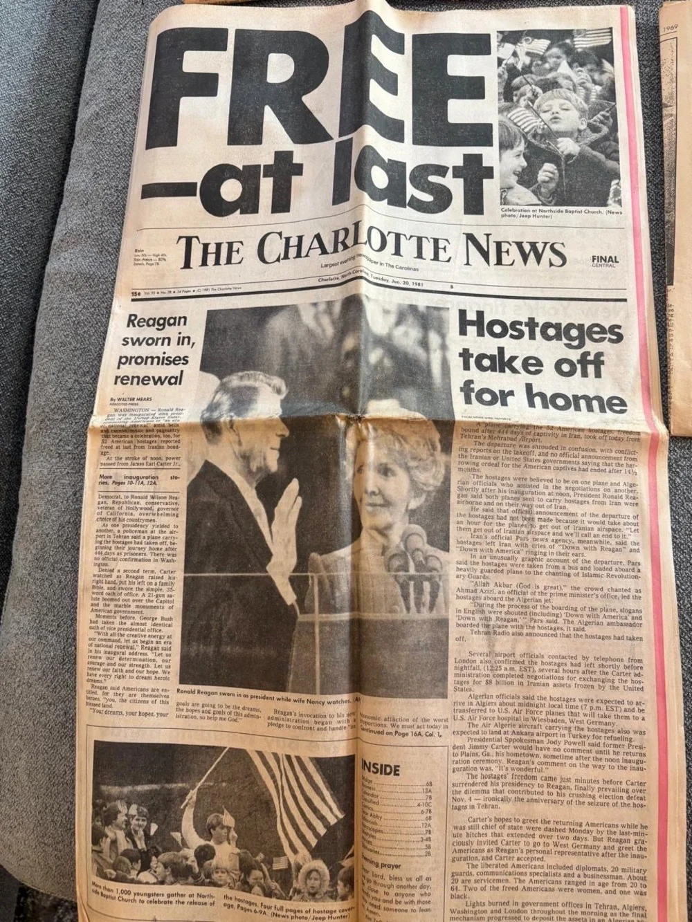 Vintage Original Historic Newspapers - 1960s-1980s Headlines - Elvis, Princes s